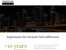 Tablet Screenshot of fortunetech.com